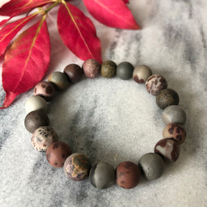 Armbånd Red Picture Jasper